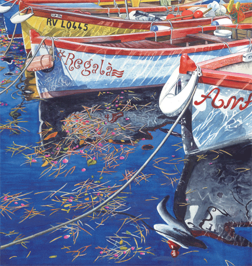 21 boats lake garda