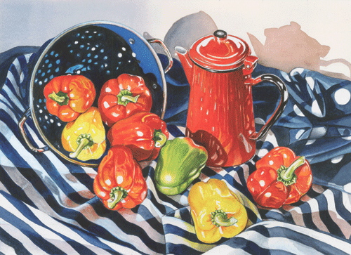 27 red peppers